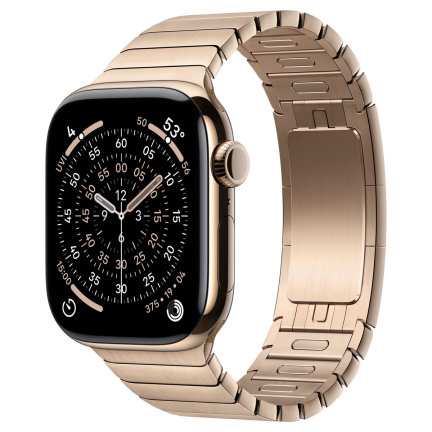 Купить Apple Watch 11 46mm Gold Titanium Case / Gold Link Bracelet Apple Watch 11 46mm Gold Titanium Case / Gold Link Bracelet