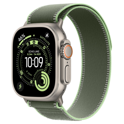 Купить Apple Watch Ultra 3 (2025) 49mm Titanium Case / Green - Neon Trail Loop Apple Watch Ultra 3 (2025) 49mm Titanium Case / Green - Neon Trail Loop