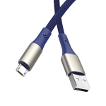 Кабель USB - MicroUSB / Borofone BU7/ 1M / Синий