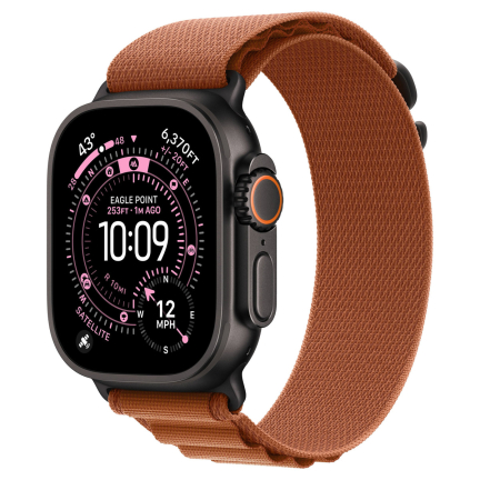 Купить Apple Watch Ultra 3 (2025) 49mm Black Titanium Case / Terra Cotta Alpine Loop Apple Watch Ultra 3 (2025) 49mm Black Titanium Case / Terra Cotta Alpine Loop